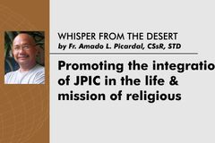 Promoting the integration of JPIC in the  life and mission of religious