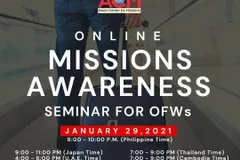 Are you an OFW? This Free Missions Awareness Seminar is for You!