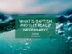 What is Baptism and Is It Really Necessary? - CBN Asia | Proclaiming Christ and Transforming Lives through Media, Prayer Counseling, Humanitarian, and Missionary Training