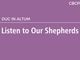 Listen to Our Shepherds