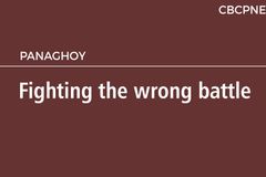 Fighting the wrong battle