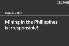 Mining in the Philippines is Irresponsible!