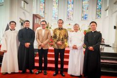 Widodo greets Indonesia’s Christians with call for stronger ties, environmental protection