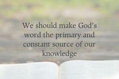 Are we taking God’s word seriously?