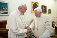 Catholic controversy over two popes in the Vatican