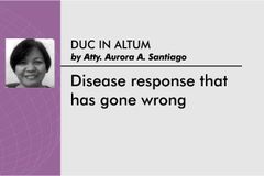 Disease response that has gone wrong