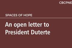 An open letter to President Duterte
