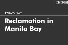 Reclamation in Manila Bay