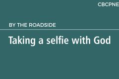Taking a selfie with God