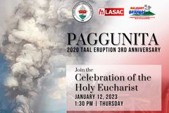 Thanksgiving Mass sa pagbangon ng mga biktima ng Taal Volcano eruption, pinangunahan ng LASAC