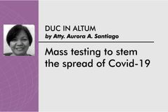 Mass testing to stem the spread of Covid-19