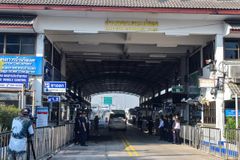 Major land border crossing between Myanmar and Thailand reopens after 3 years