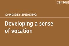 Developing a sense of vocation