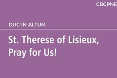 St. Therese of Lisieux, Pray for Us!