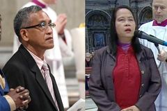 Who are the two Filipinos installed by Pope Francis as catechists?