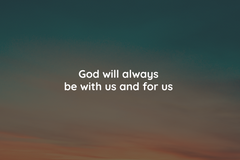 God will always forgive us