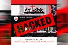 Youtube channel ng Radio Veritas, na-hack