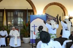 Pope Francis ‘left without words’ after children’s shocking stories of violence in eastern Congo