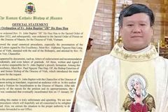 Kinukuwestiyong ordinasyon ng isang Vietnamese Priest, iniimbestigahan ng Diocese of Maasin