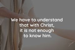 Do we really believe in Christ?