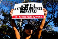 Philippine women workers march to call for end of ‘contractualization’ of labor