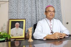 Rights group backs red-tagged Philippine Catholic bishop