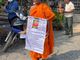 Defrocked Cambodian monk flees to Thailand, resumes religious life there