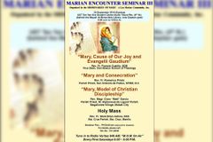 Marian seminar underscores Christian discipleship