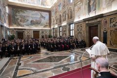 Illegal drug makers, dealers are traffickers of death, pope says