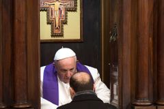 Confessional is a place of forgiveness, not threats, pope says