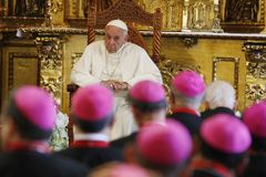 Bishops must protect their people from danger, pope says