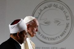 True belief leads to respect, peace, pope says at interreligious meeting