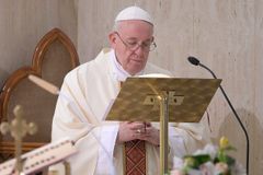 Pope Francis honors priests and doctors who have died in the coronavirus pandemic