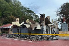 Centuries-old Romblon Cathedral rectory gutted by fire