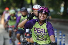 Filipinos join Asia-wide pedal for global climate action