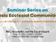 BEC seminar series slated