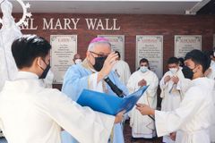 Antipolo shrine inaugurates ‘Hail Mary Wall’ for pilgrims