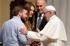 Faith strengthens marriage, makes love grow, pope says