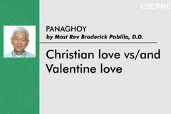 Christian love vs/and Valentine love