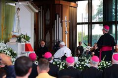 Pope Francis prays the rosary in Fátima with young people with disabilities