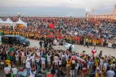 At World Youth Day vigil, Pope Francis urges Catholics to be ‘roots of joy’