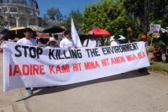 Eastern Samar residents march against mining