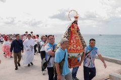 Our Lady of Antipolo image enshrined at Limasawa shrine