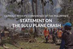 CBCP statement on the Sulu plane crash