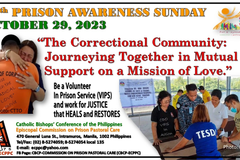 CBCP-ECPPC, nanawagan muli ng Volunters in Prison Service sa paggunita ng Prison Awareness Sunday