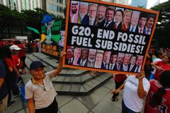 Pro-environment groups across Asia hold protest actions against G20 Summit