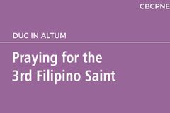 Praying for the 3rd Filipino Saint