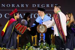 Bishop Ruperto Santos receives honorary doctorate