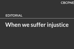 When we suffer injustice