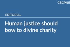 Human justice should bow to divine charity